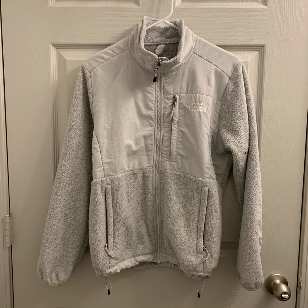 North Face Fleece Jacket, grey, Medium